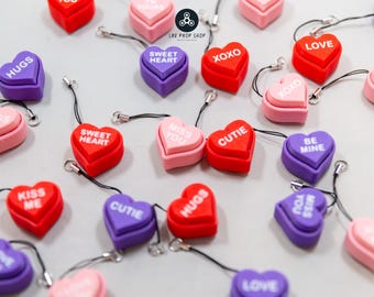 Conversation Heart Fidget Clicker - Valentine's Day Gift, 3-Pack