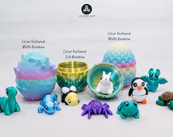 Mystery Mini Critter Eggs: Tiny Animal Surprise Packs
