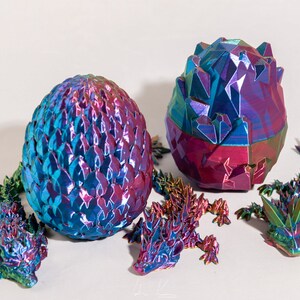 MYSTERY Dragon Egg with Baby Dragon - 35+ Colors - Surprise Dragon Egg - Chance for extra mini dragon!