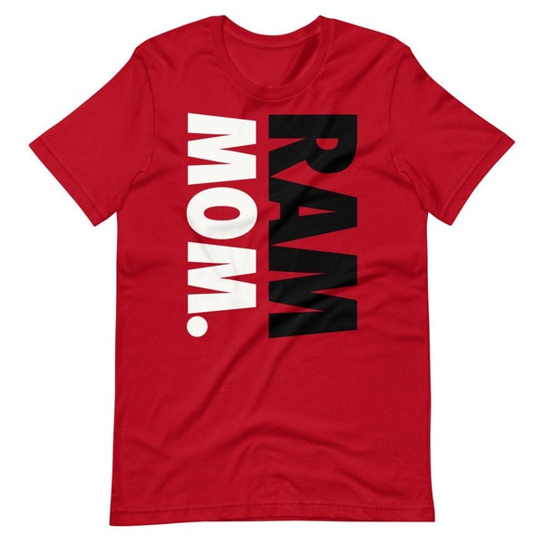 WSSU - RAM. Mom or Dad Unisex Tee (Red)