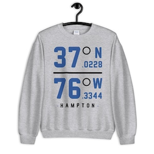 Hampton - Coordinated Unisex Sweatshirt (Grey)