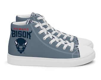 Howard - Bison Men’s High Top Canvas Shoes