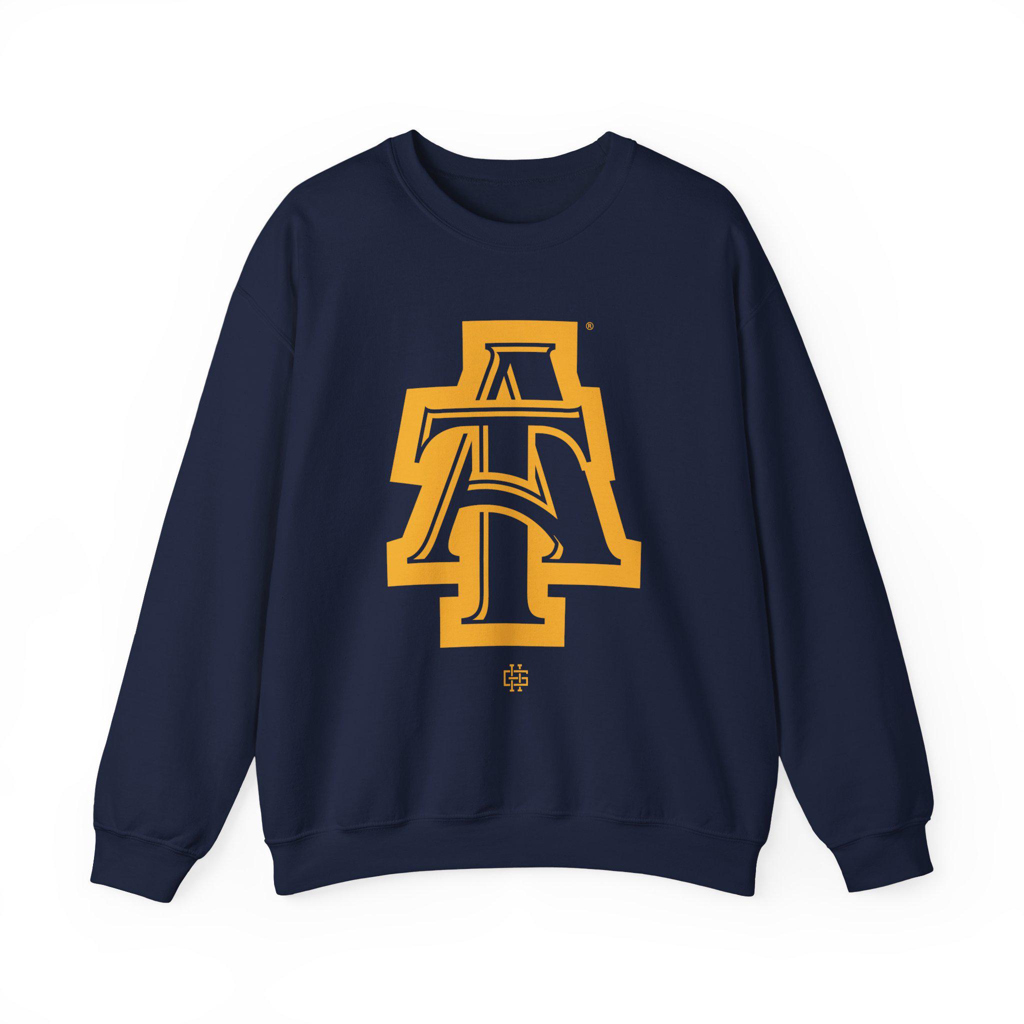 NCAT - Logo Unisex Tee T-Shirt, Sweatshirt or Hoodie (Navy/Gold)