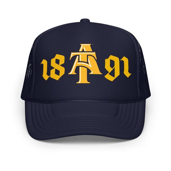 NCAT - 1891 NC A&T Foam Trucker Hat Cap
