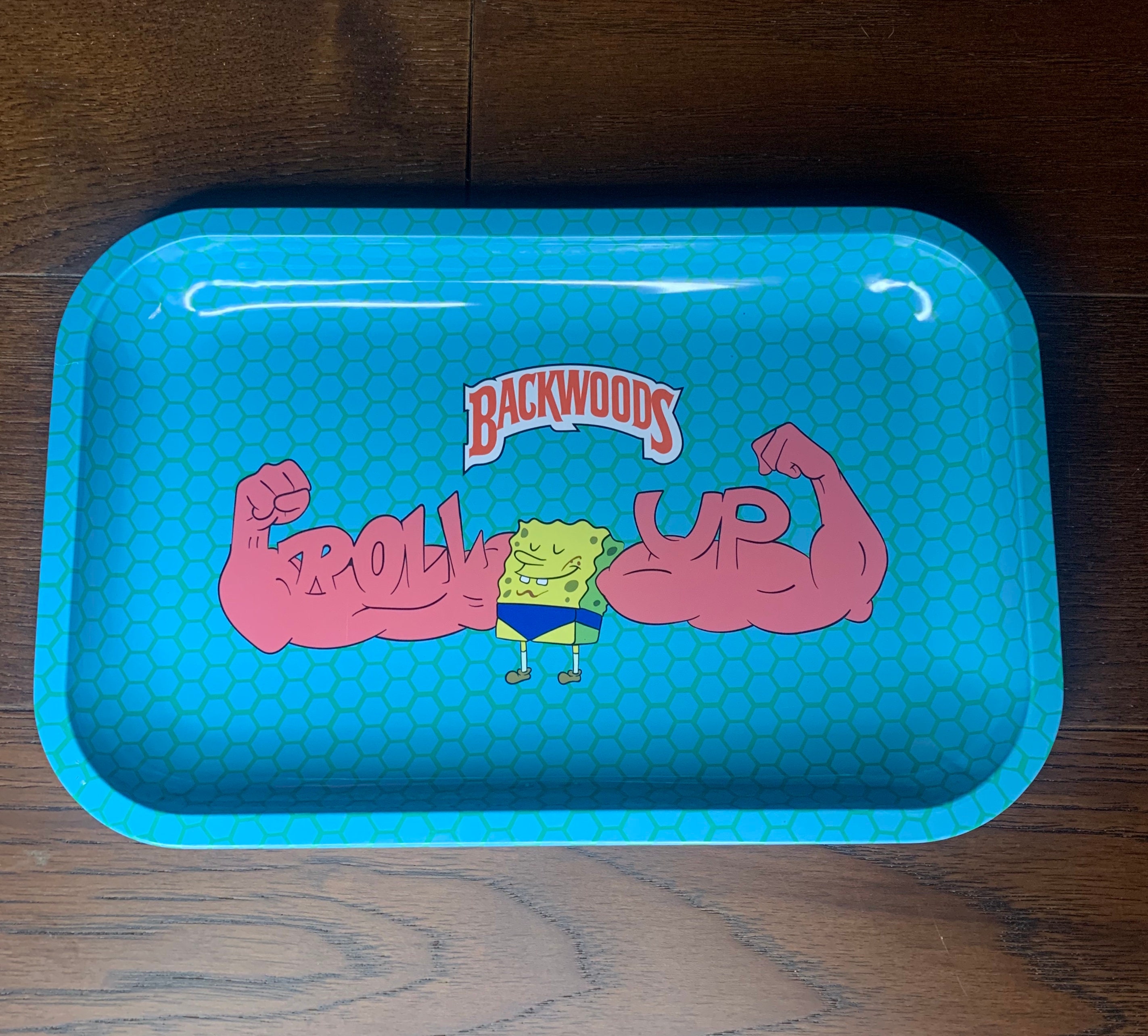 5” x 7” Brand New Cartoon Character Rolling Tray with Magnetic Lid & Storage 