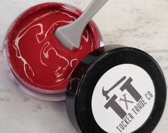 TTCO Chalk Paste BARN RED | For Silk Screen or Mesh Stencils, Cricut Stenciling, Craft Paint Projects, & Diy Sign Home Decor