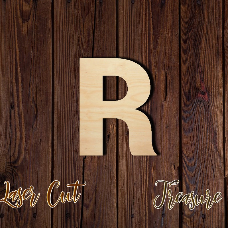 Wooden Letter R - Etsy