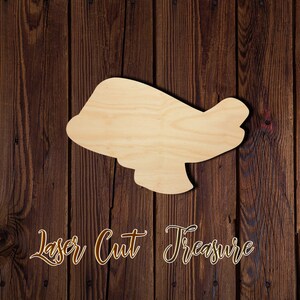 Airplane - Unfinished Laser Cut Wood Shape - 1/8&quot; Baltic Birch Plywood - Please read item description