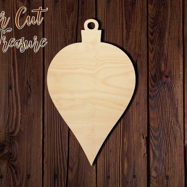 Christmas Ornament - Christmas - Unfinished Laser Cut Wood Shape