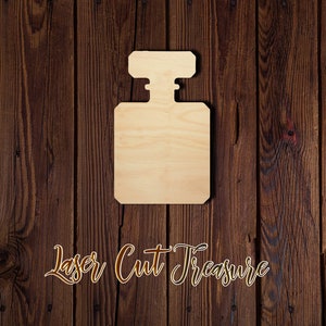 Bottle - Unfinished Laser Cut Wood Shape - 1/8&quot; Baltic Birch Plywood - Please read item description