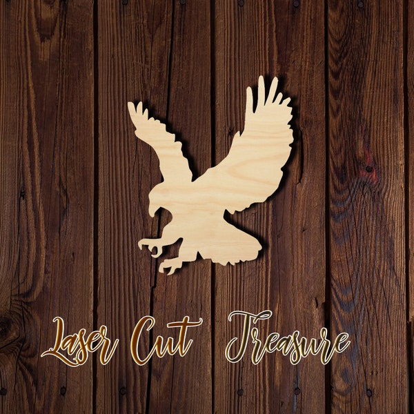 Eagle - Unfinished Laser Cut Wood Shape