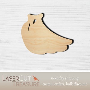 Banana - Unfinished Laser Cut Wood Shape - 1/8&quot; Baltic Birch Plywood - Please read item description