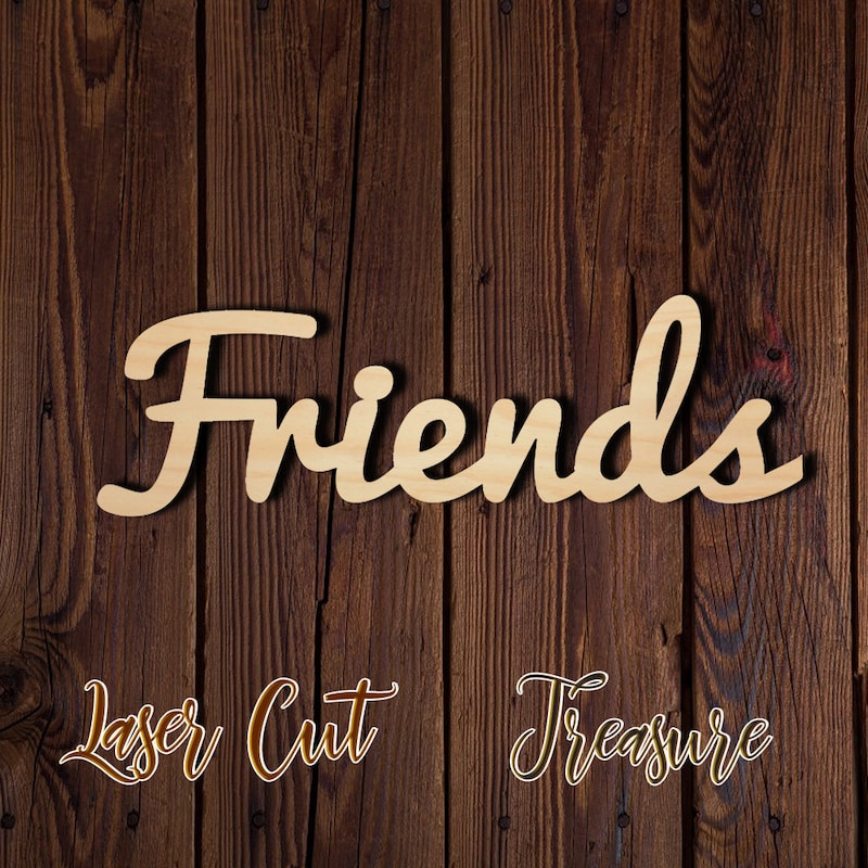 Friends Wood Sign - Etsy