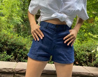 70s jean shorts