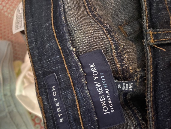 Jones New York Dark Low Rise Jeans | Etsy