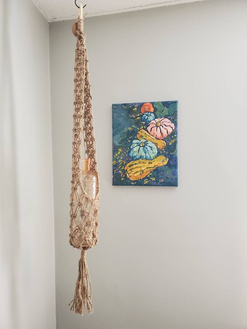 Jute Vase Plant Macrame Plant Hanger