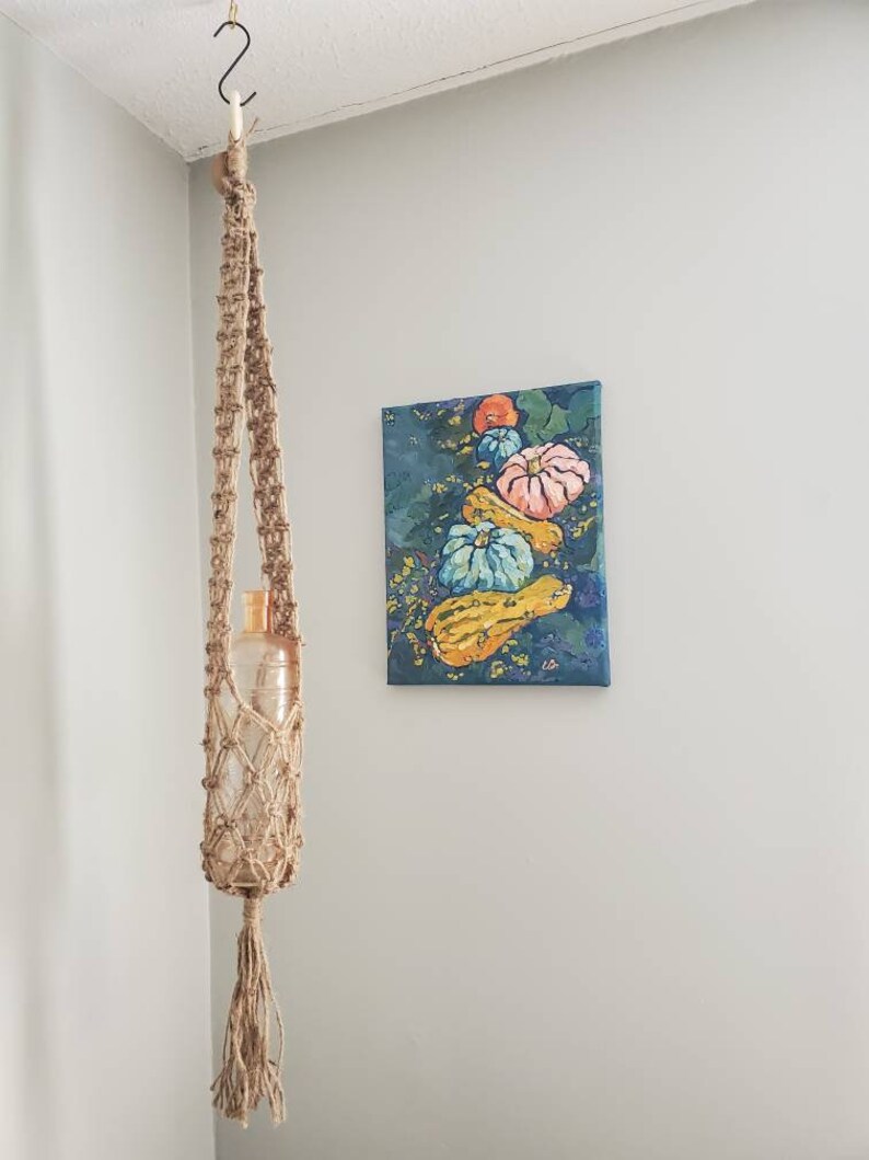 Jute Vase Plant Macrame Plant Hanger