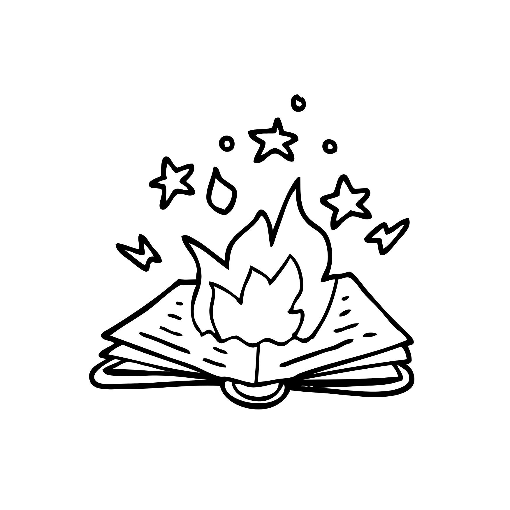 Witchy Coloring Book | Etsy