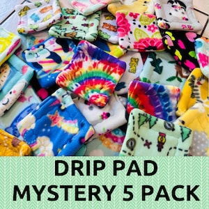 Mystery Drip Pad Pack Set of 5! (5in x 5in)