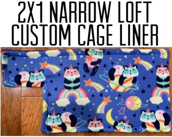 Narrow Loop Narrow Loft Cage Liners 1x2 Solid Single actual 14\u201d x 28\u201d or Double Ramp C/&C or Cagetopia Brand Double Sewn w-Uhaul