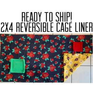 Narrow Loop Narrow Loft Cage Liners 1x2 Solid Single actual 14\u201d x 28\u201d or Double Ramp C/&C or Cagetopia Brand Double Sewn w-Uhaul
