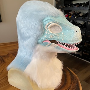 Frost Raptor Mask Premade Mini Partial