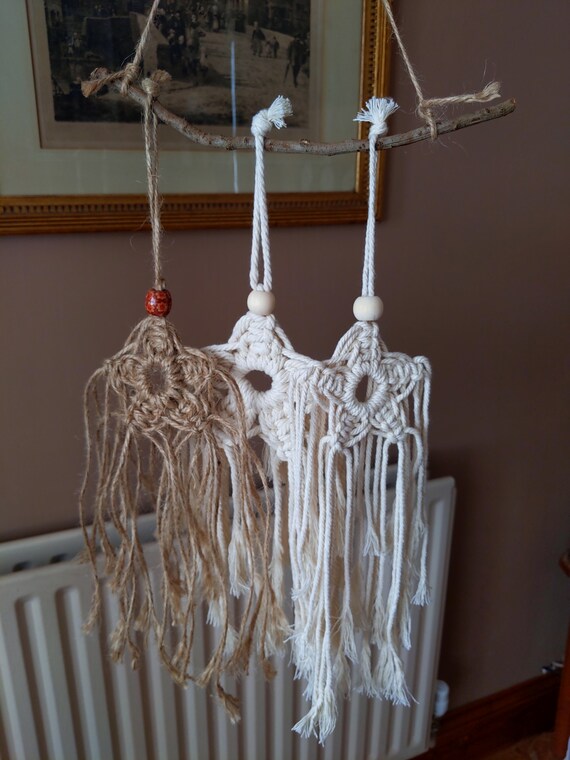 Macrame Christmas Stars