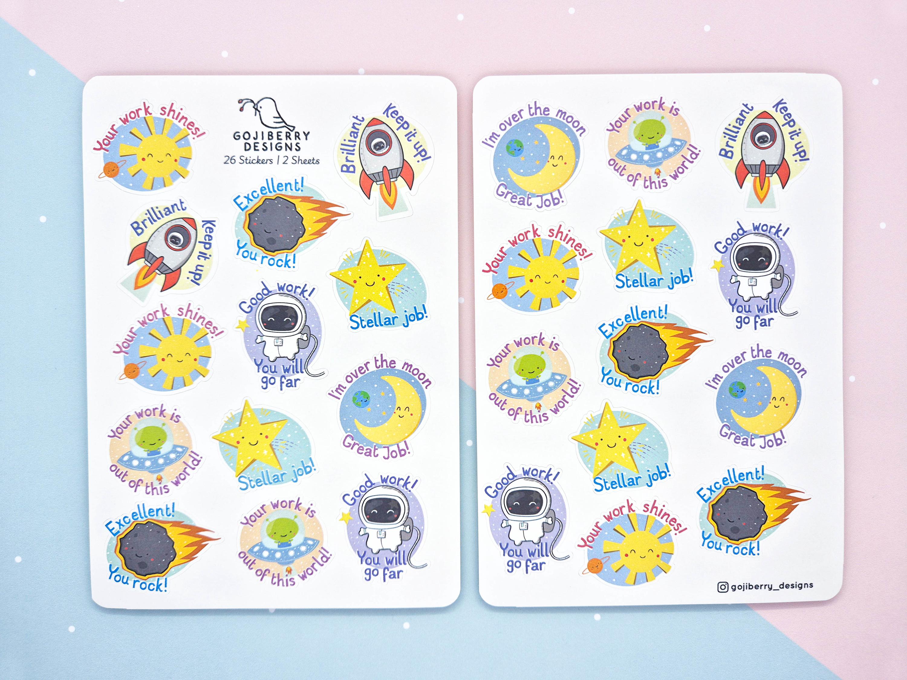 Reward Sticker Bundle III, Multipack Teacher Stickers, Back to School ...
