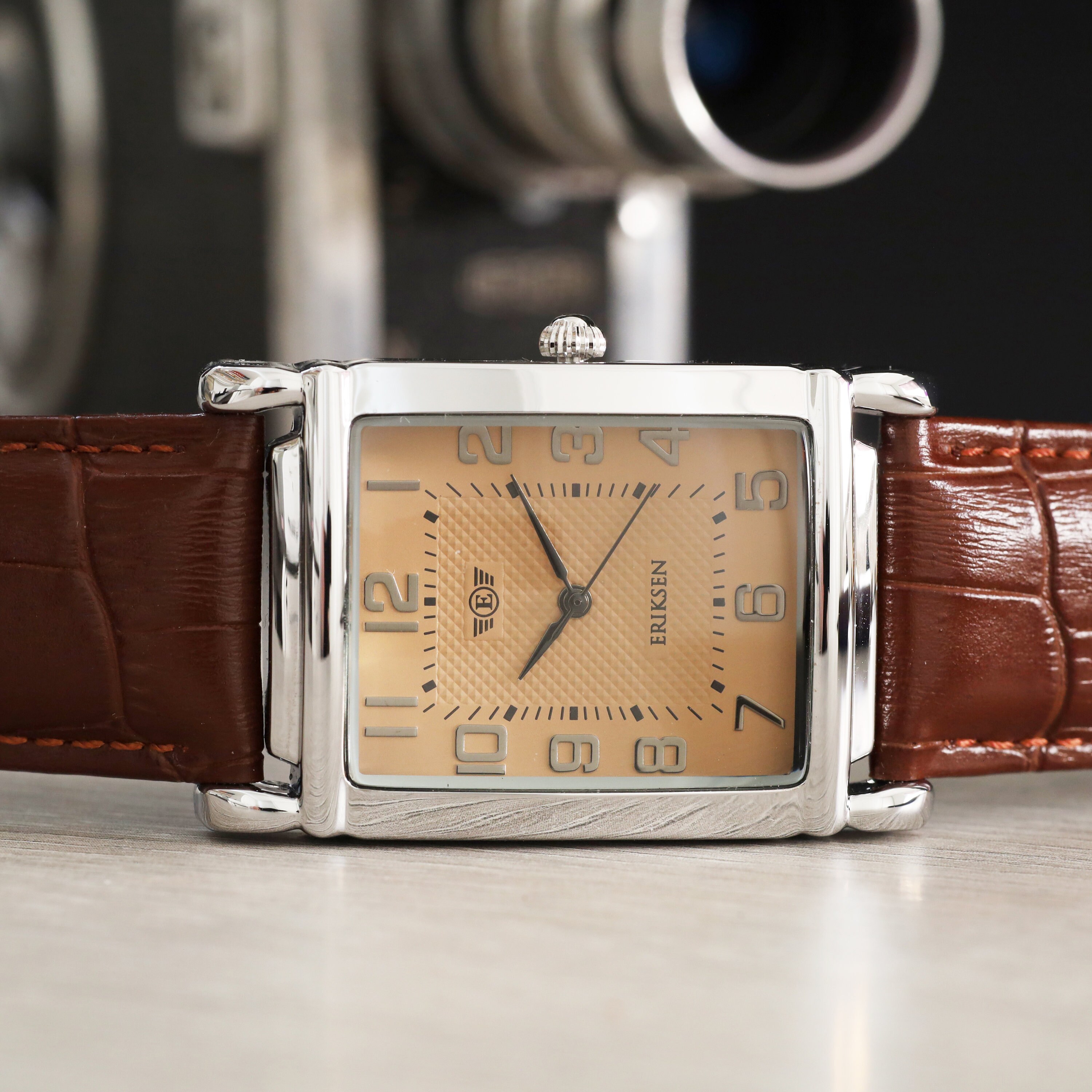 Men's Rectangular XL Vintage Retro Analog Dress Watch Etsy UK