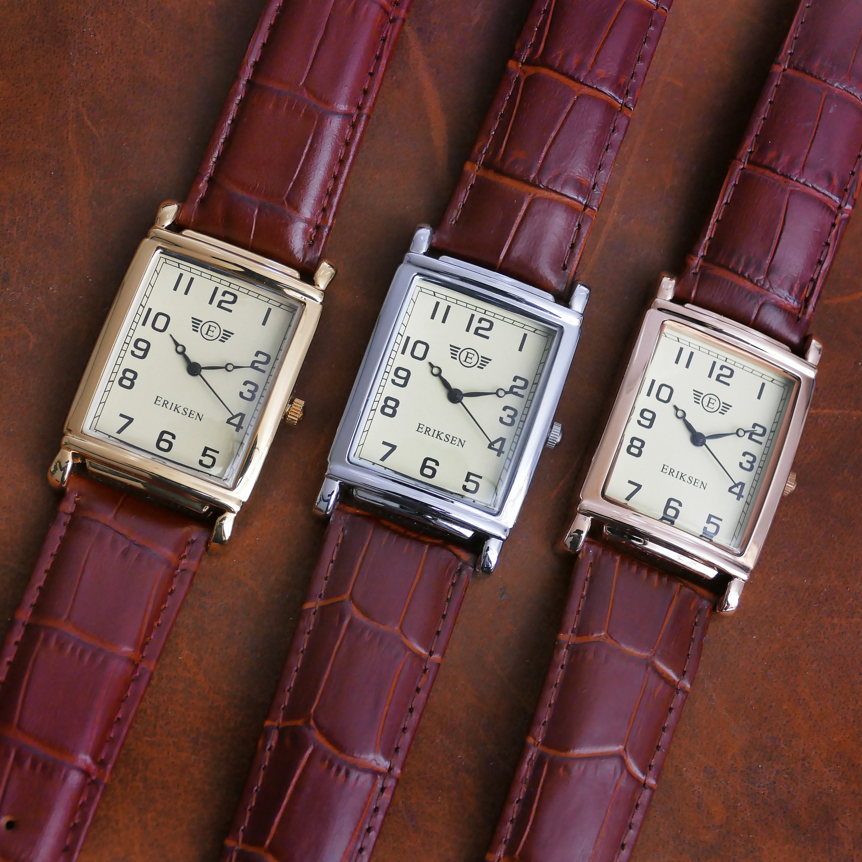 gents rectangular watch