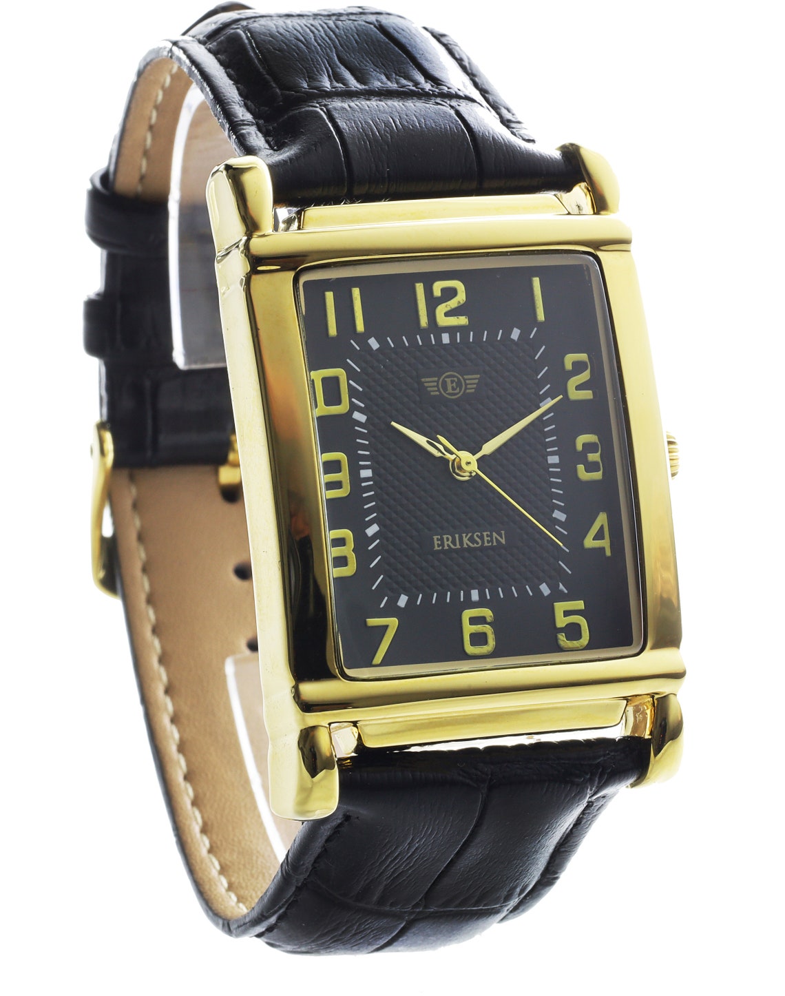 Men's Rectangular XL Vintage Retro Analog Dress Watch Etsy UK