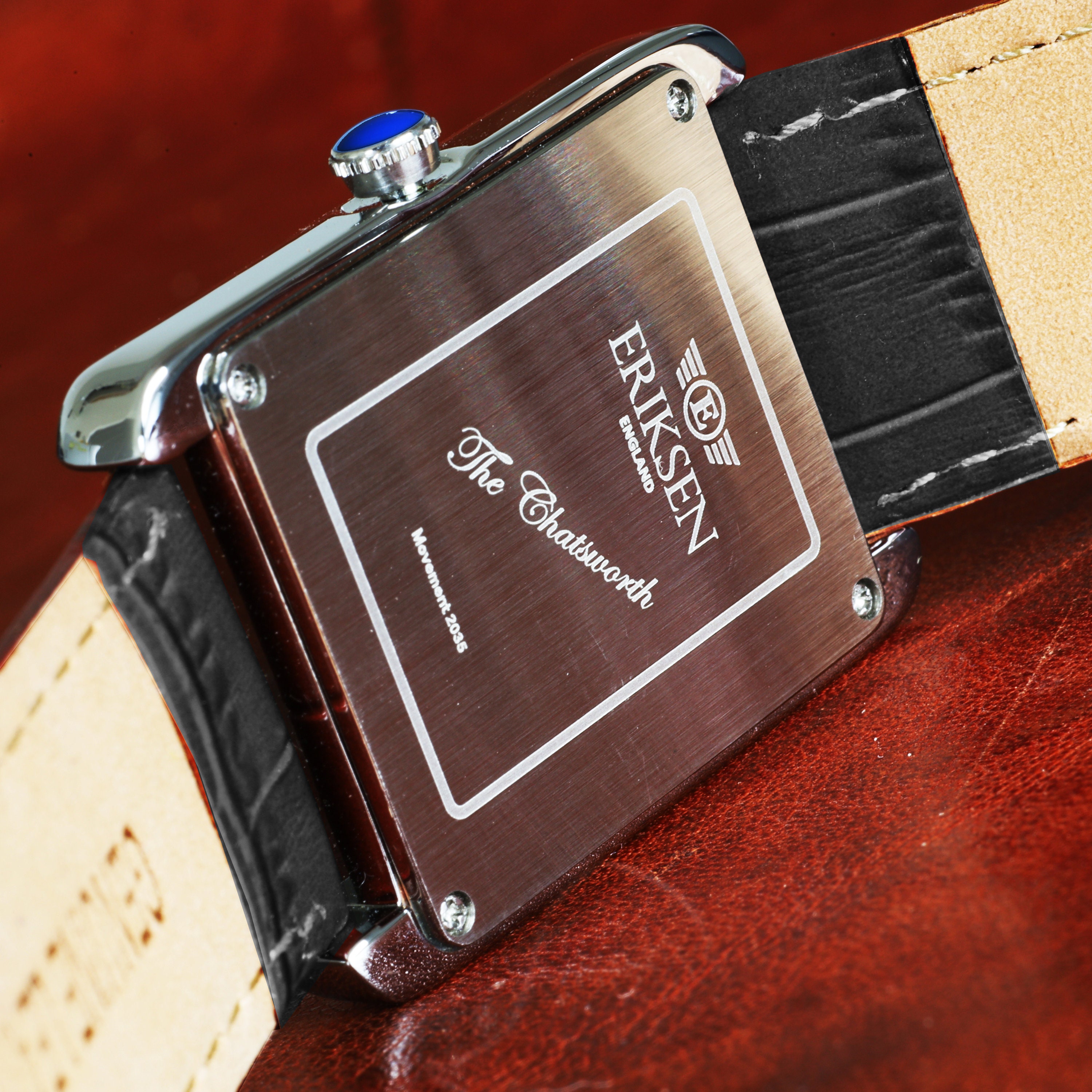 Men's Rectangular Vintage Retro Analog Dress Watch Etsy UK