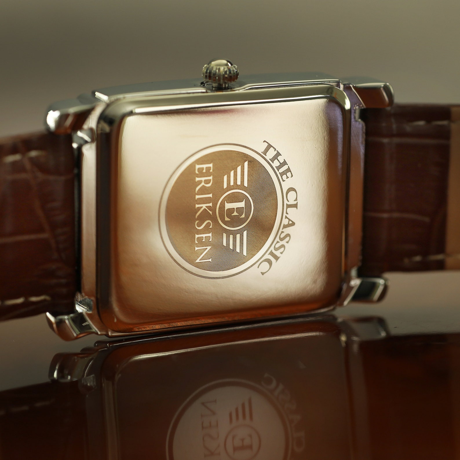 Men's Rectangular Vintage Retro Analog Dress Watch Etsy