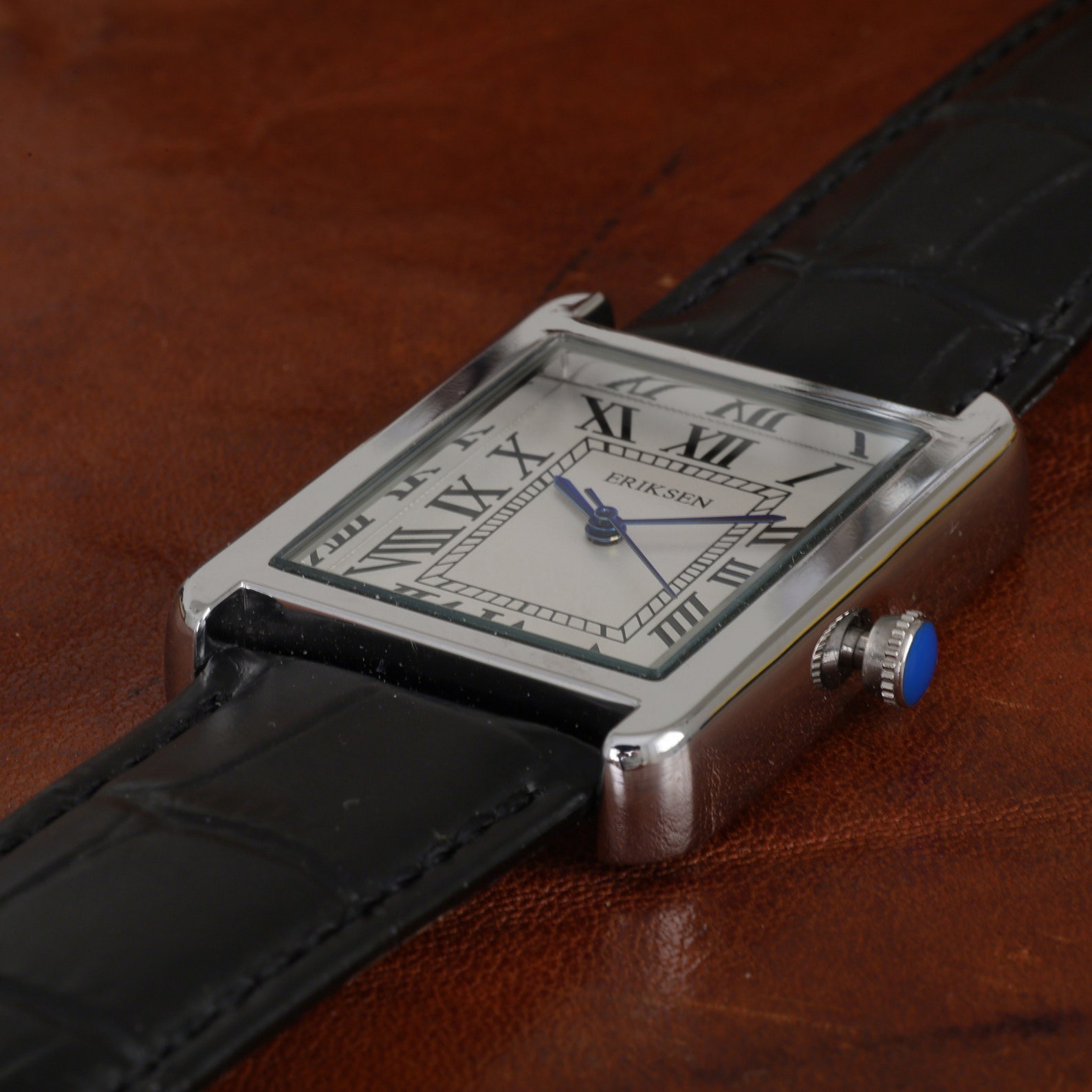 Men's Rectangular Vintage Retro Analog Dress Watch Etsy UK