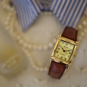 vintage rectangular watch