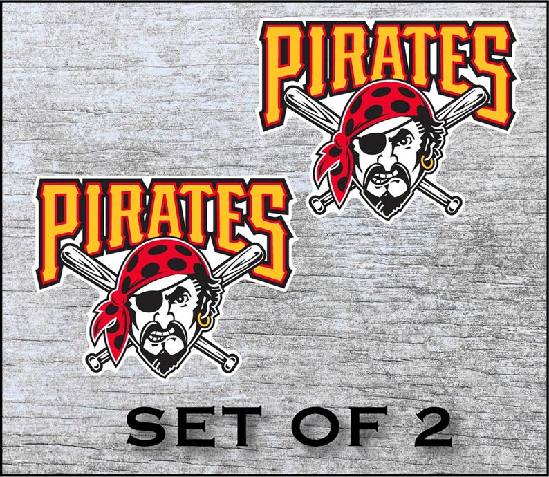 Pittsburgh Pirates Sticker Decal Vinyl 12 17 Etsy