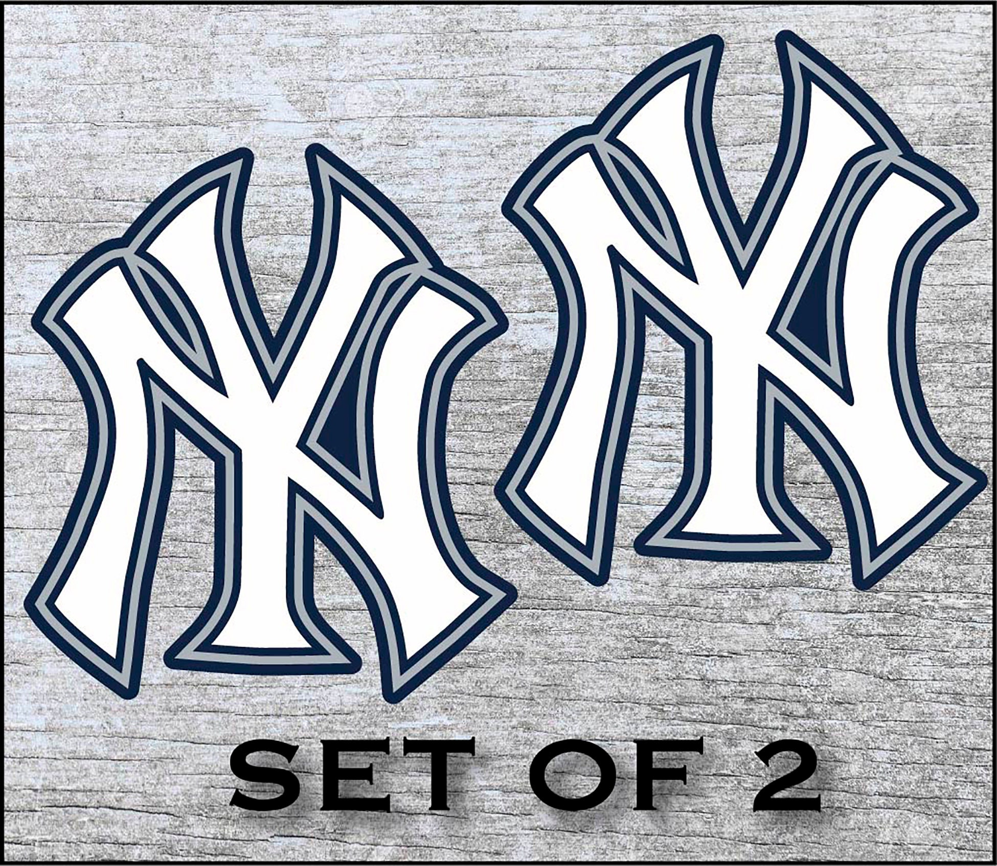 New York Yankees pegatina vinilo 12 Etsy España