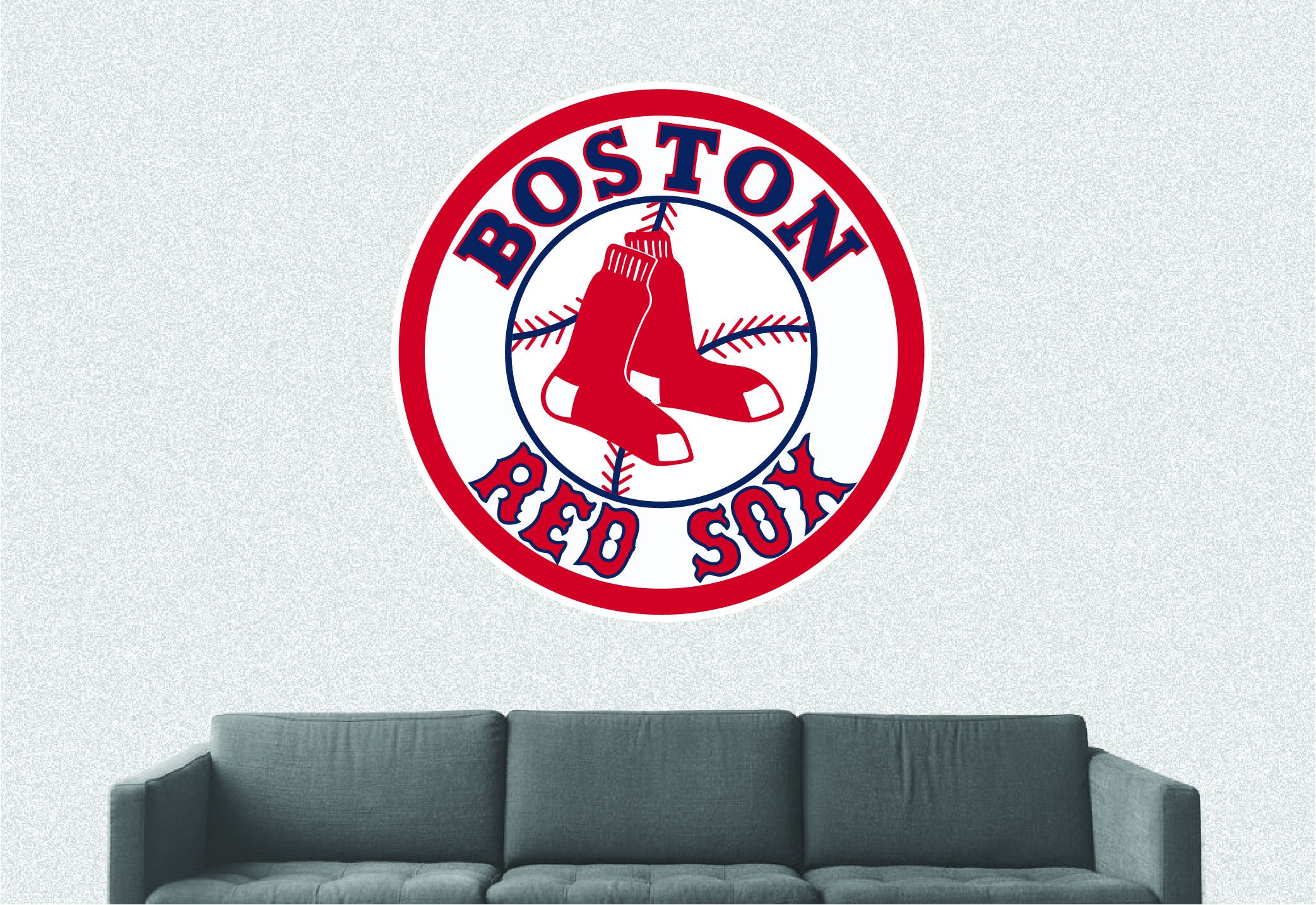 Adesivi Boston Red Sox 2 Adesivi Vinilati Per Casco Da Baseball | Decalcomania Boston Red Sox Red Bull Casco - Foto 4