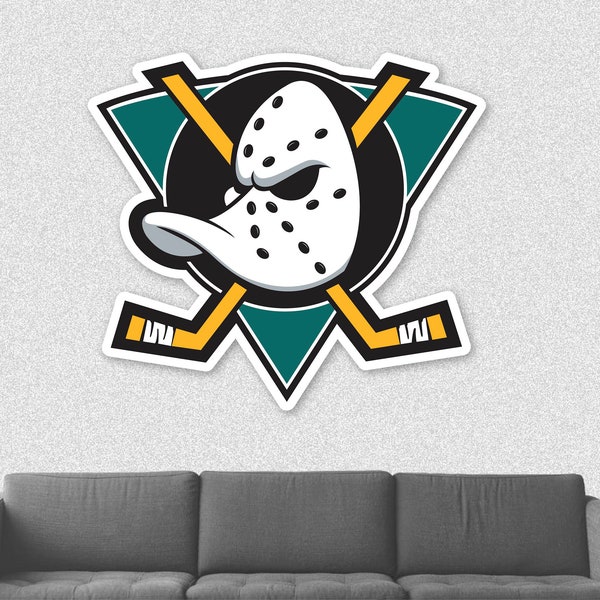 Anaheim Ducks Sticker Decal Vinyl *SIZES* WALL Decor Peel and StickMural