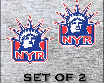 New York Rangers Sticker Decal Vinyl (12", 17", 20") Cornhole Car TruckAny Flat Surface