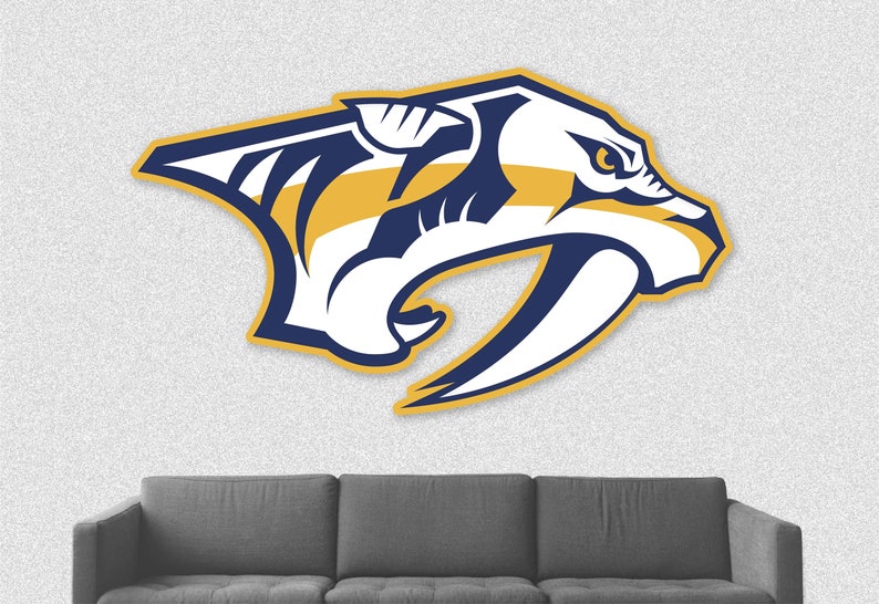 Nashville Predators Sticker Decal Vinyl SIZES WALL Decor Etsy