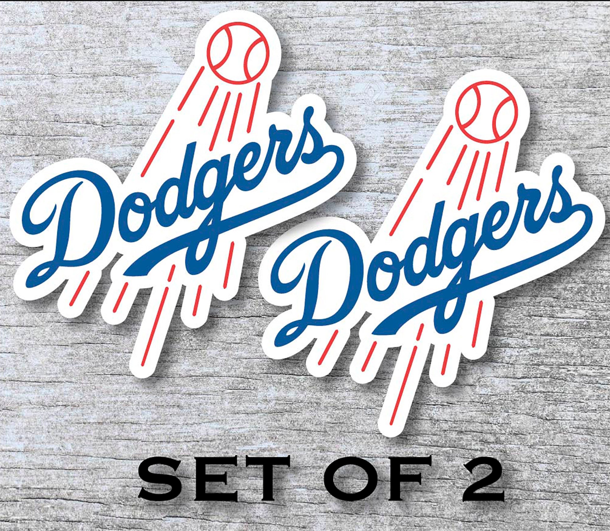 Los Angeles Dodgers Sticker Decal Vinyl 12 17 Etsy