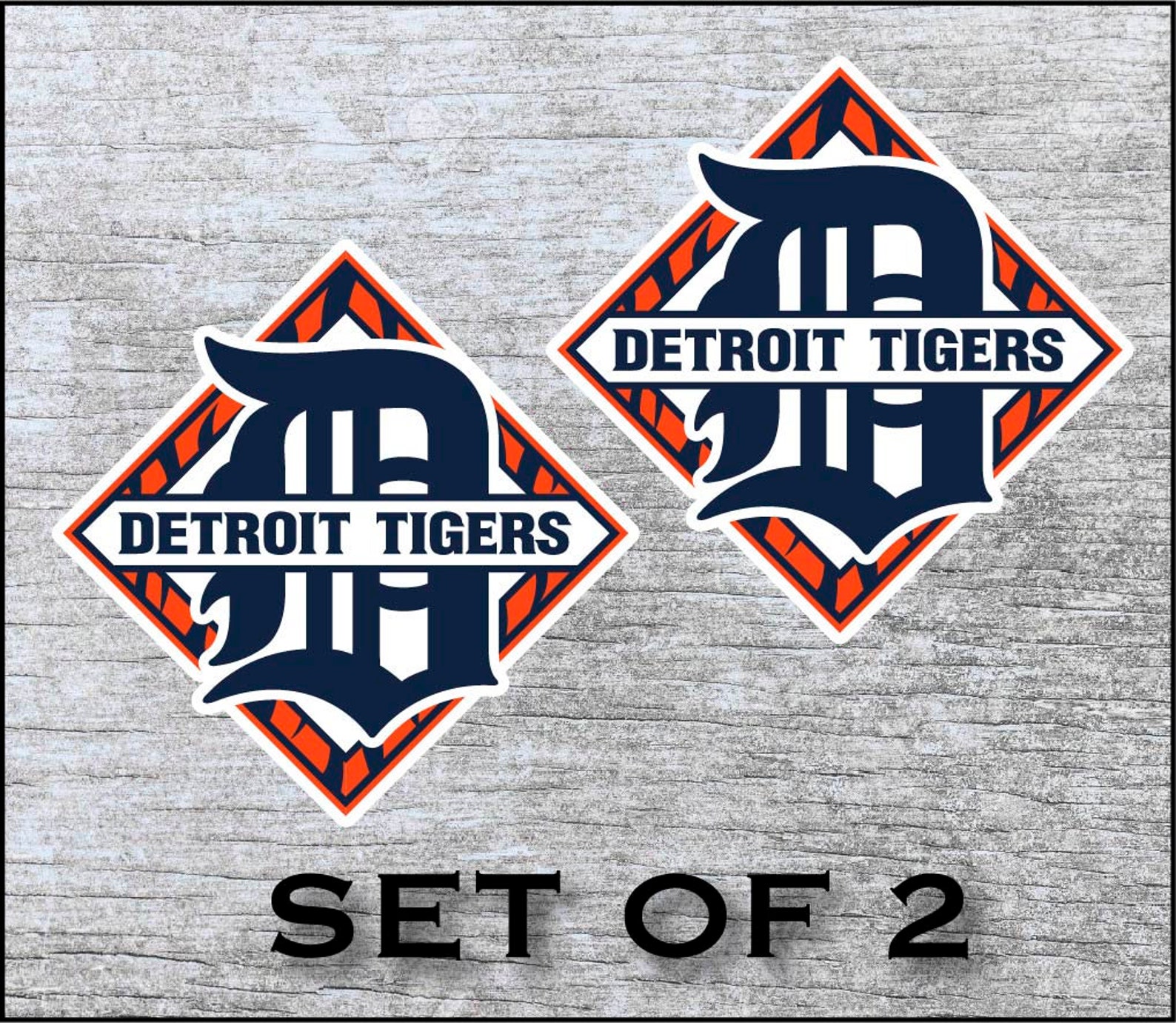 Detroit Tigers Sticker 5 Sizes Detroit Tigers Vinyl Decal Sticker ...