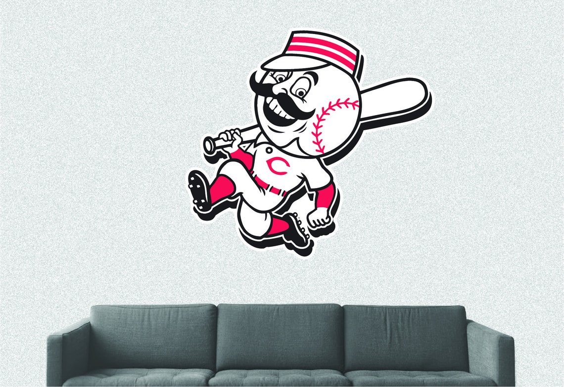 Cincinnati Reds Sticker Decal Vinyl SIZES WALL Decor Peel and ...