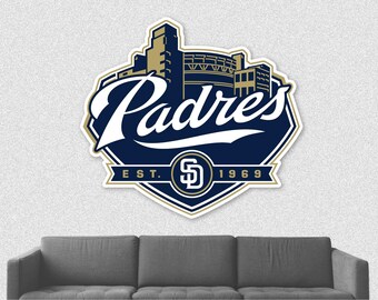 San Diego Padres Sticker Decal Vinyl *SIZES* WALL Decor Peel and StickMural