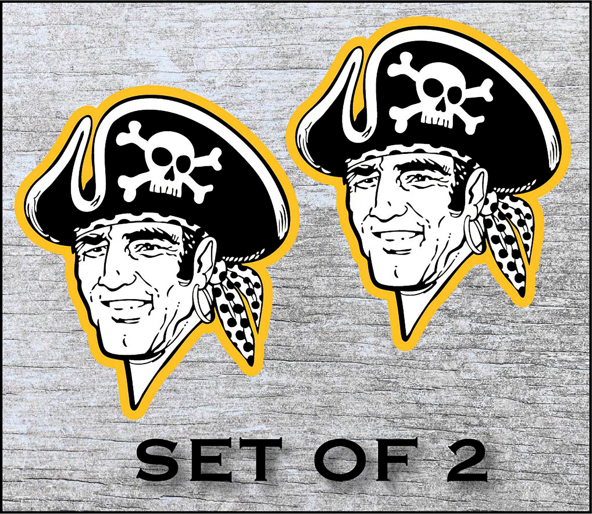 Pittsburgh Pirates Sticker Decal Vinyl 12, 17, 20 Cornhole Car TruckAny