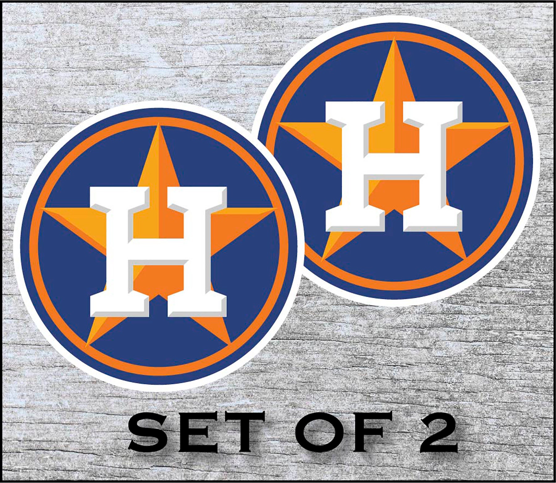 Houston Astros Retro Throwback 1960s-1970s Team Name Logo Vinyl