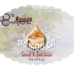 JD&#39;s Complete: Edibles - Sorrel & Beets Juice Sea Moss Gel