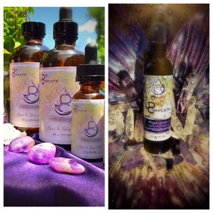 Bundle JD&#39;s Complete Hair & Skin Oil 8fl oz / Magik Wata 8fl oz