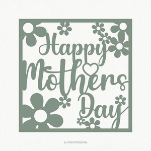Feliz Dia Das Mães, SVG Cut Files - Vector Files, Cricut, Silhouette, CNC Files Clipart